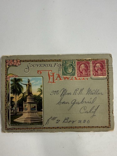 1926 souvenir folder hawaii - folder,